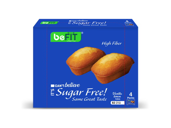 BeFit Sugar Free Cake Vanilla Lemon